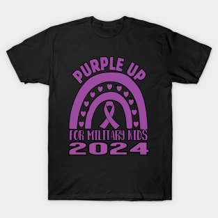 Purple Up For Military Kids Military Child Month T-Shirt